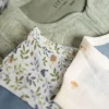 Little Dutch Sleeping bag summer muslin 90 cm - White - Size 90 cm - Forest Friends - Forest Treasures Online
