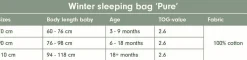 Little Dutch Sleeping bag Winter 70 cm Pure Pink Blush New