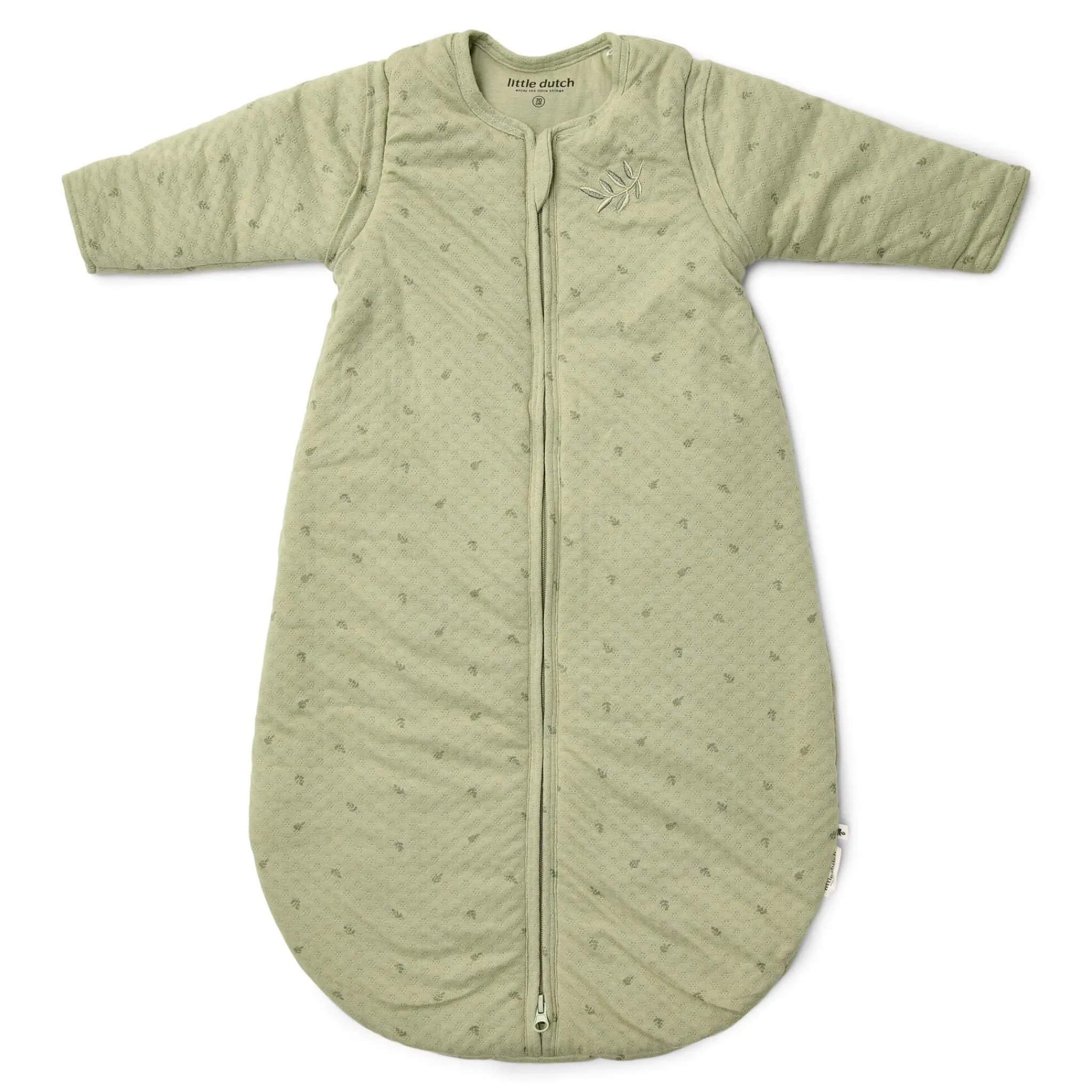 Little Dutch Sleeping bag winter – Green – Size 70 cm – Essentials Outlet