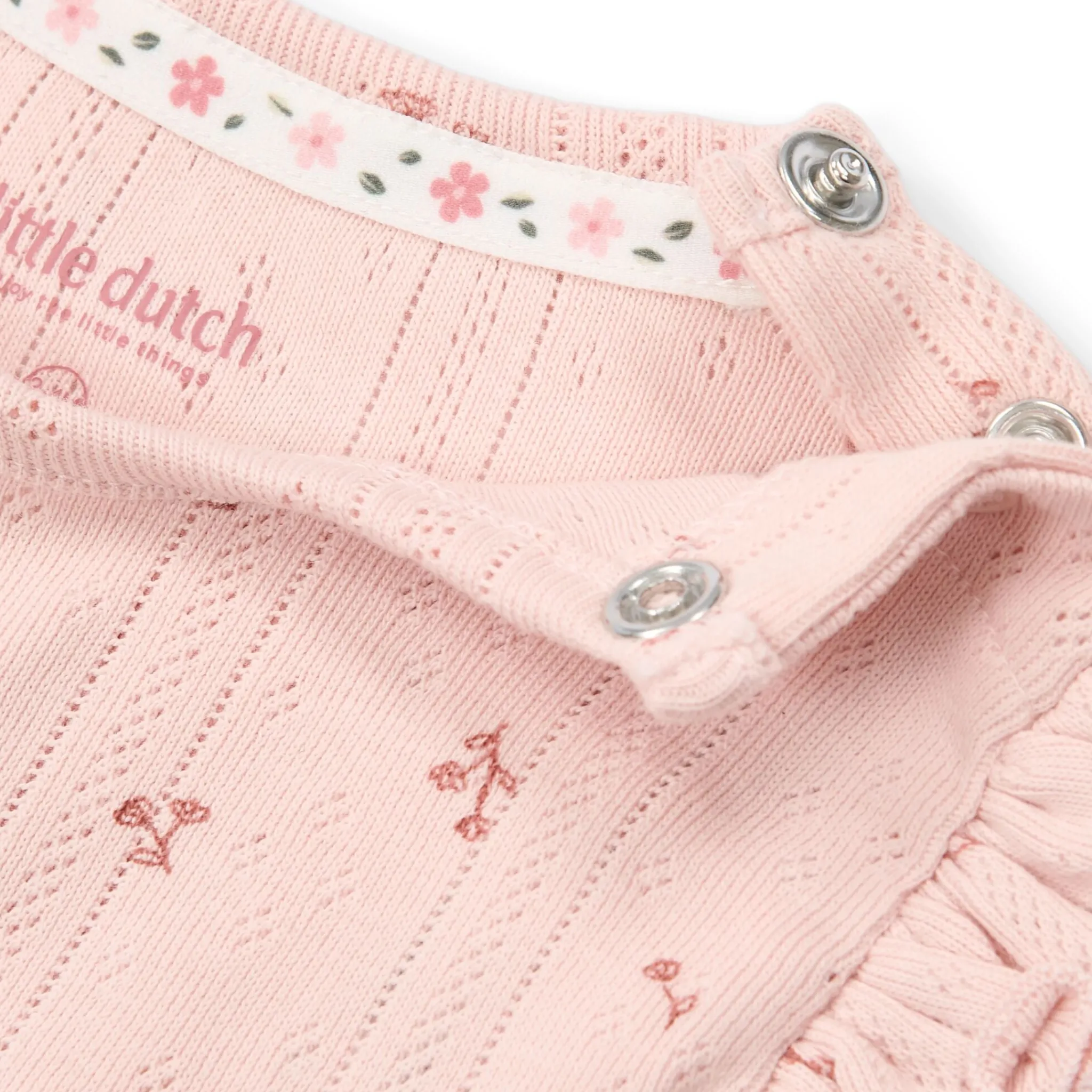 Little Dutch Sleeveless romper - Pink - Fairy Flowers Best