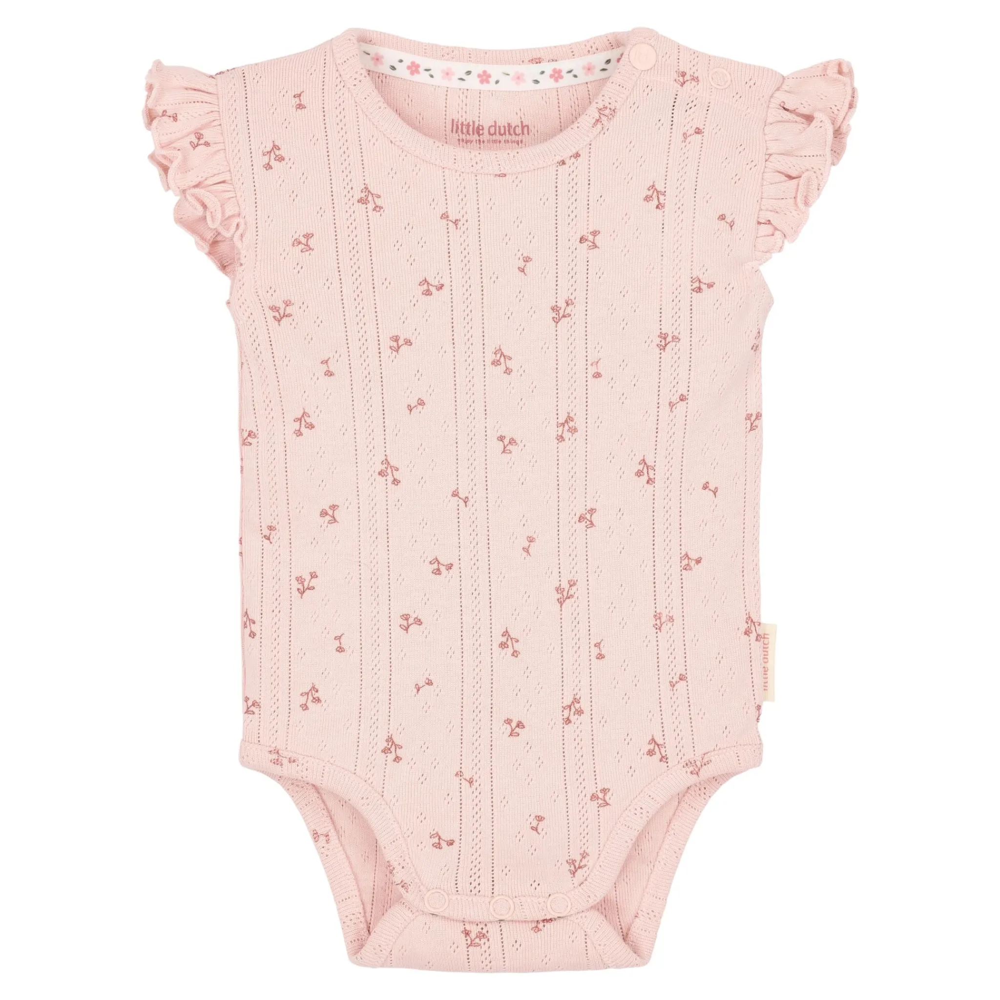 Little Dutch Sleeveless romper - Pink - Fairy Flowers Best