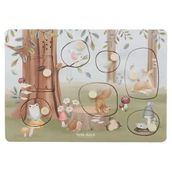 Little Dutch Sound puzzle - Blue - Forest Friends Outlet