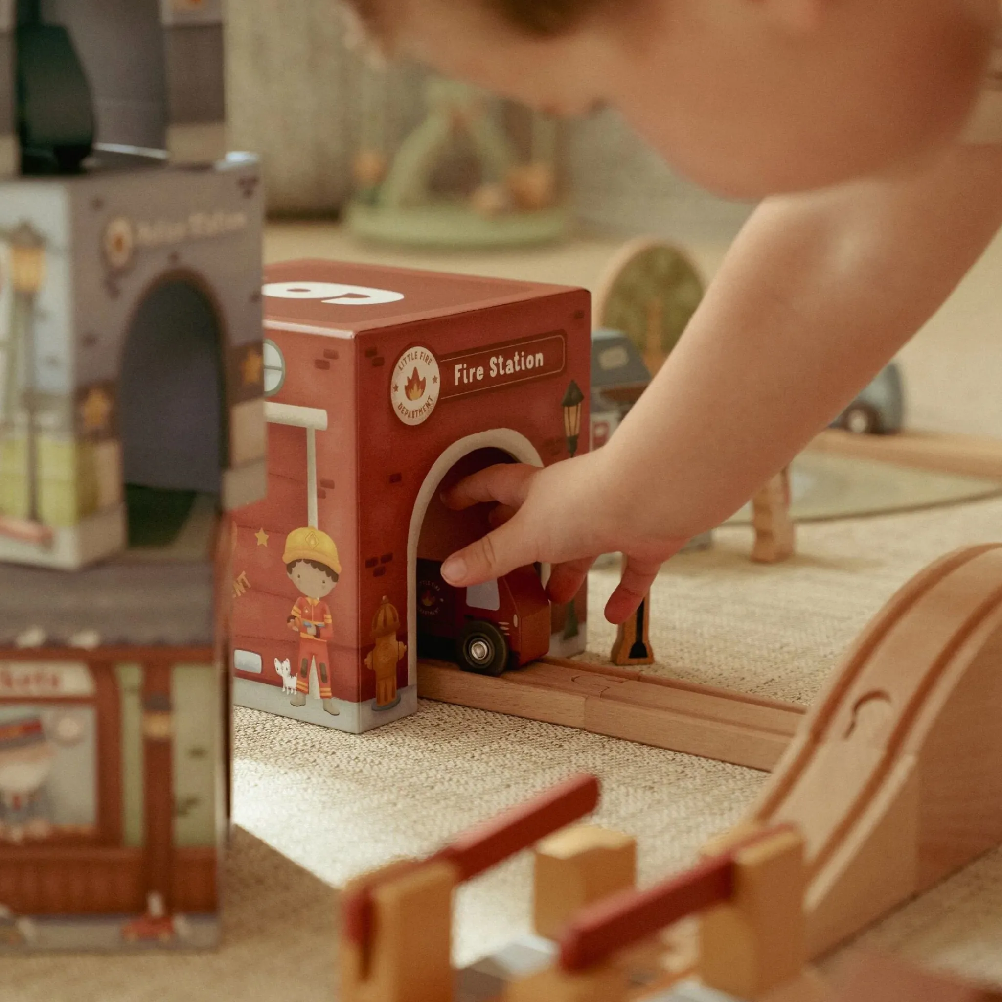 Little Dutch Stacking blocks with cars – Multicolored – Essentials Discount
