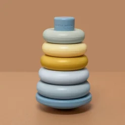 Little Dutch Stacking rings Blue plastic