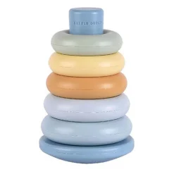 Little Dutch Stacking rings Blue plastic