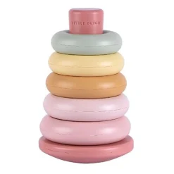 Little Dutch Stacking rings Pink plastic