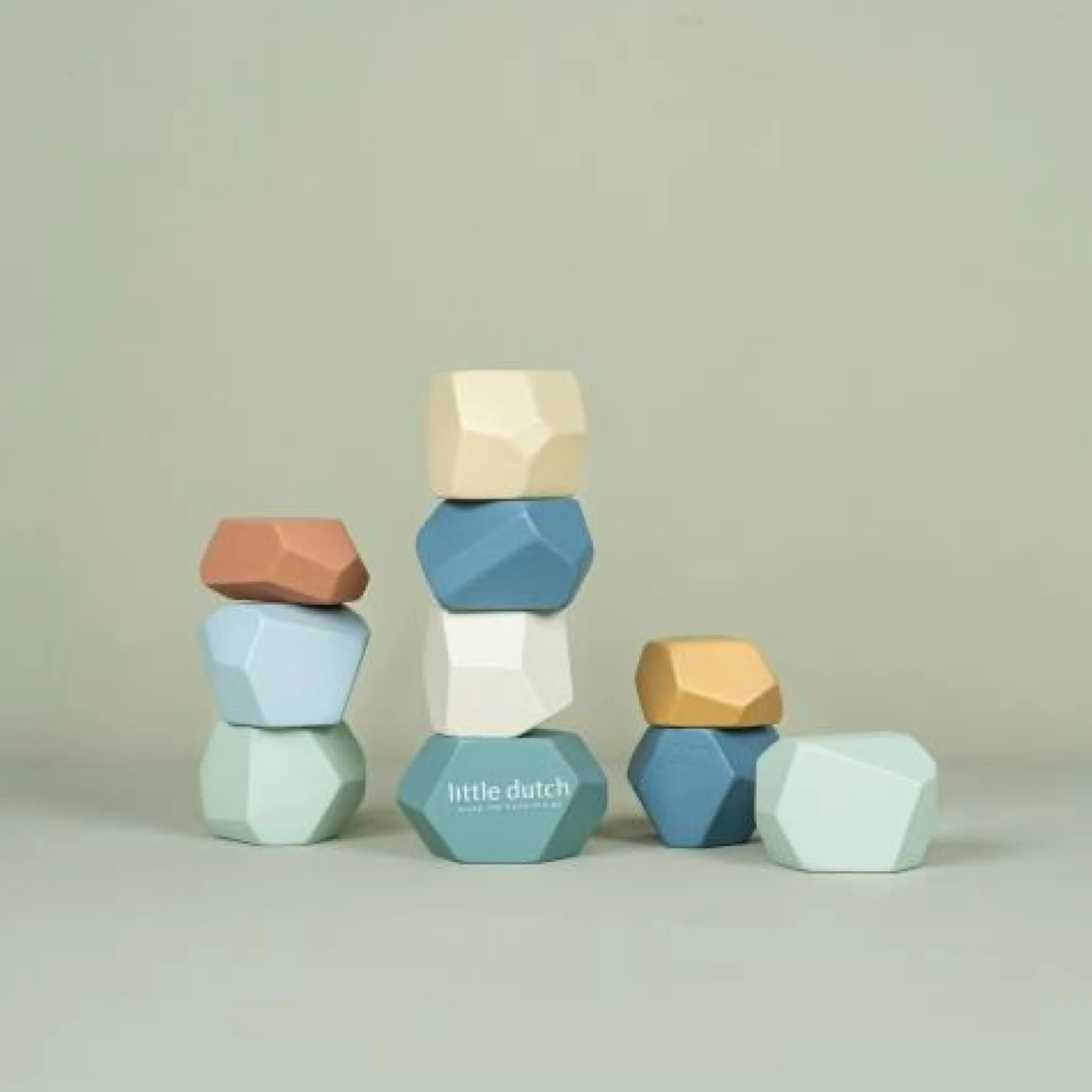 Little Dutch Stacking stones - Multicolored - Forest Friends Hot