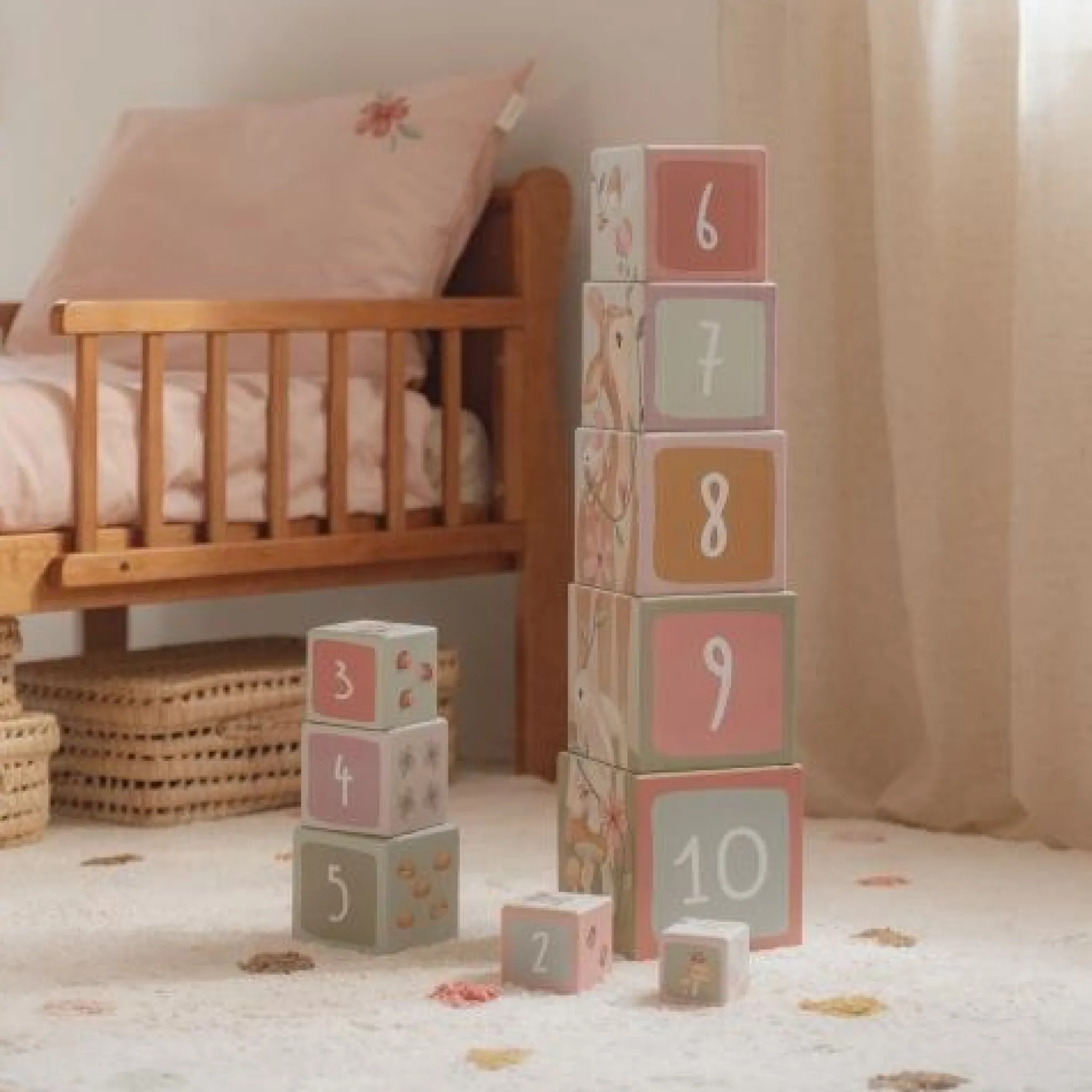 Little Dutch Stacking Tower - Pink - Fairy Garden Online
