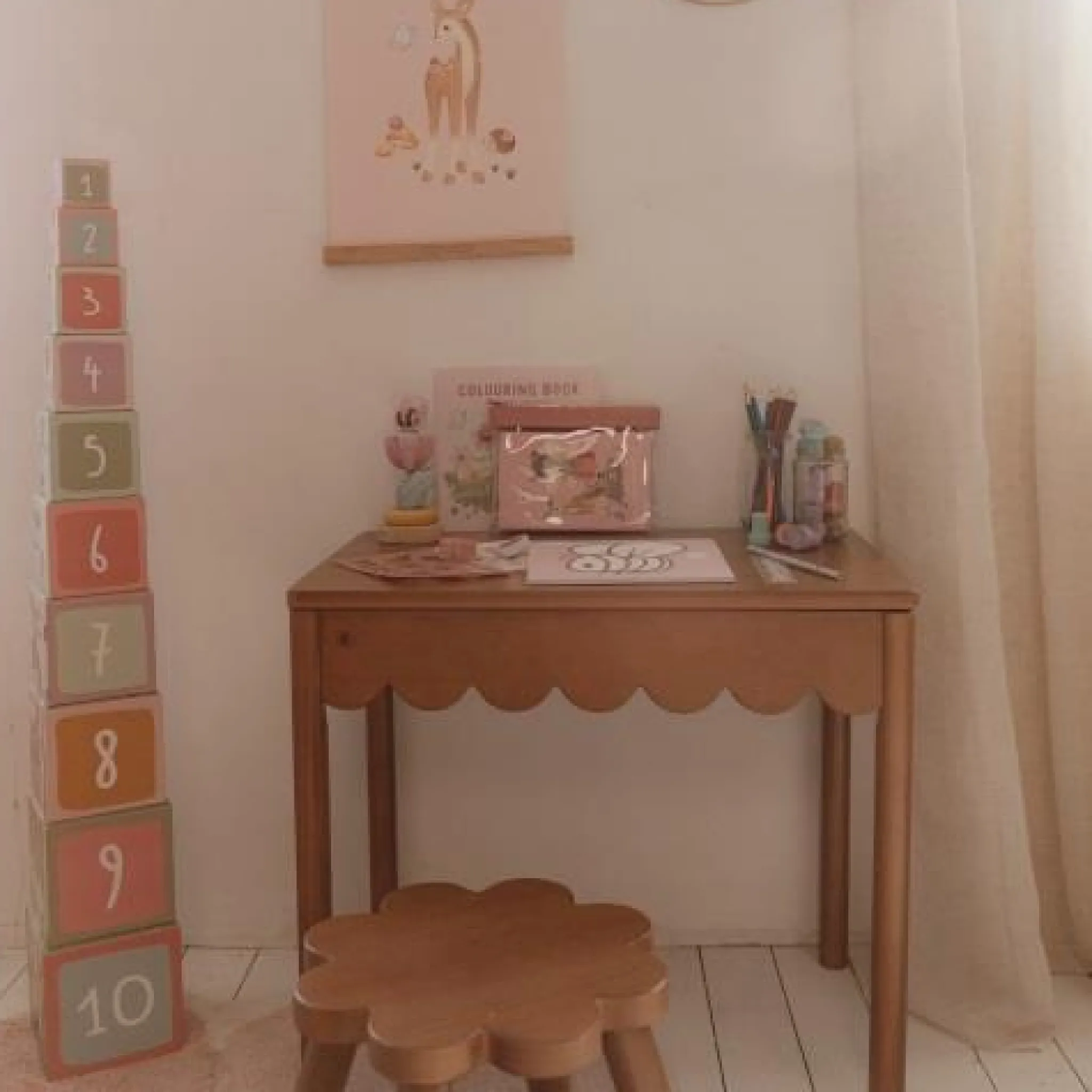 Little Dutch Stacking Tower - Pink - Fairy Garden Online