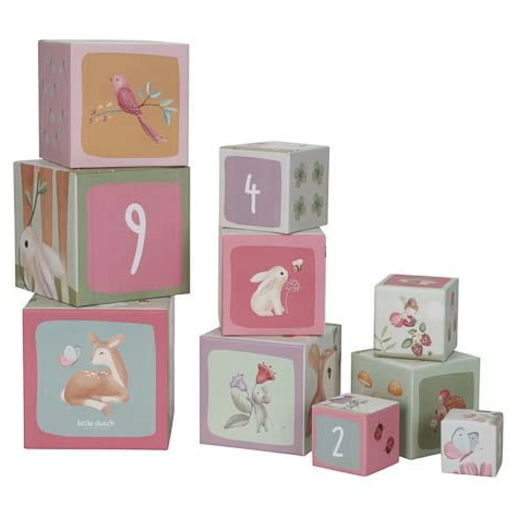 Little Dutch Stacking Tower - Pink - Fairy Garden Online