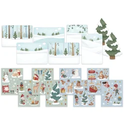 Little Dutch Sticker Christmas cards - Essentials Online