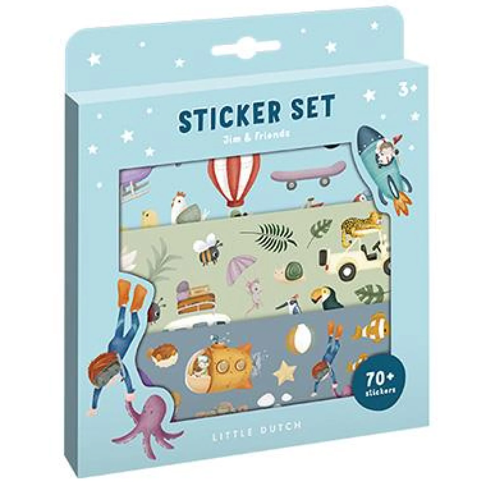 Little Dutch Stickers Jim & Friends