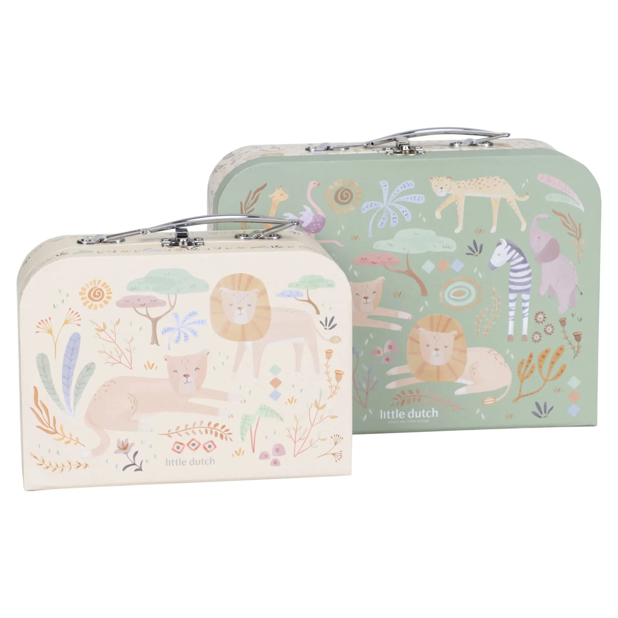 Little Dutch Suitcase set - Green Sale