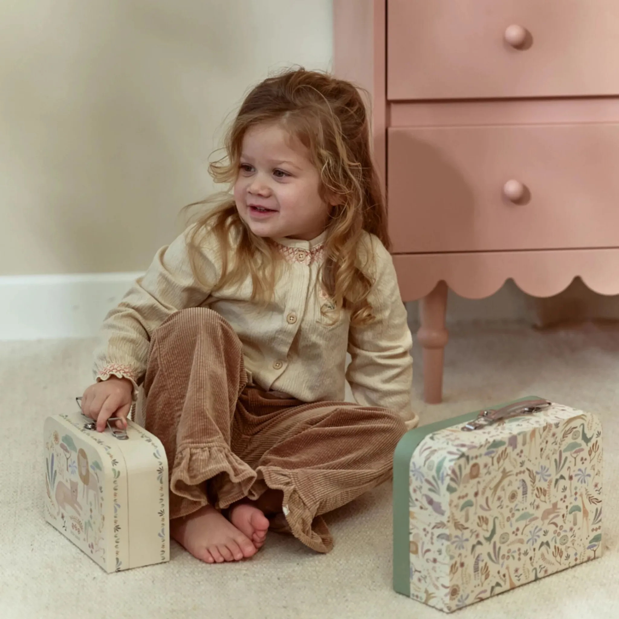 Little Dutch Suitcase set - Green Sale