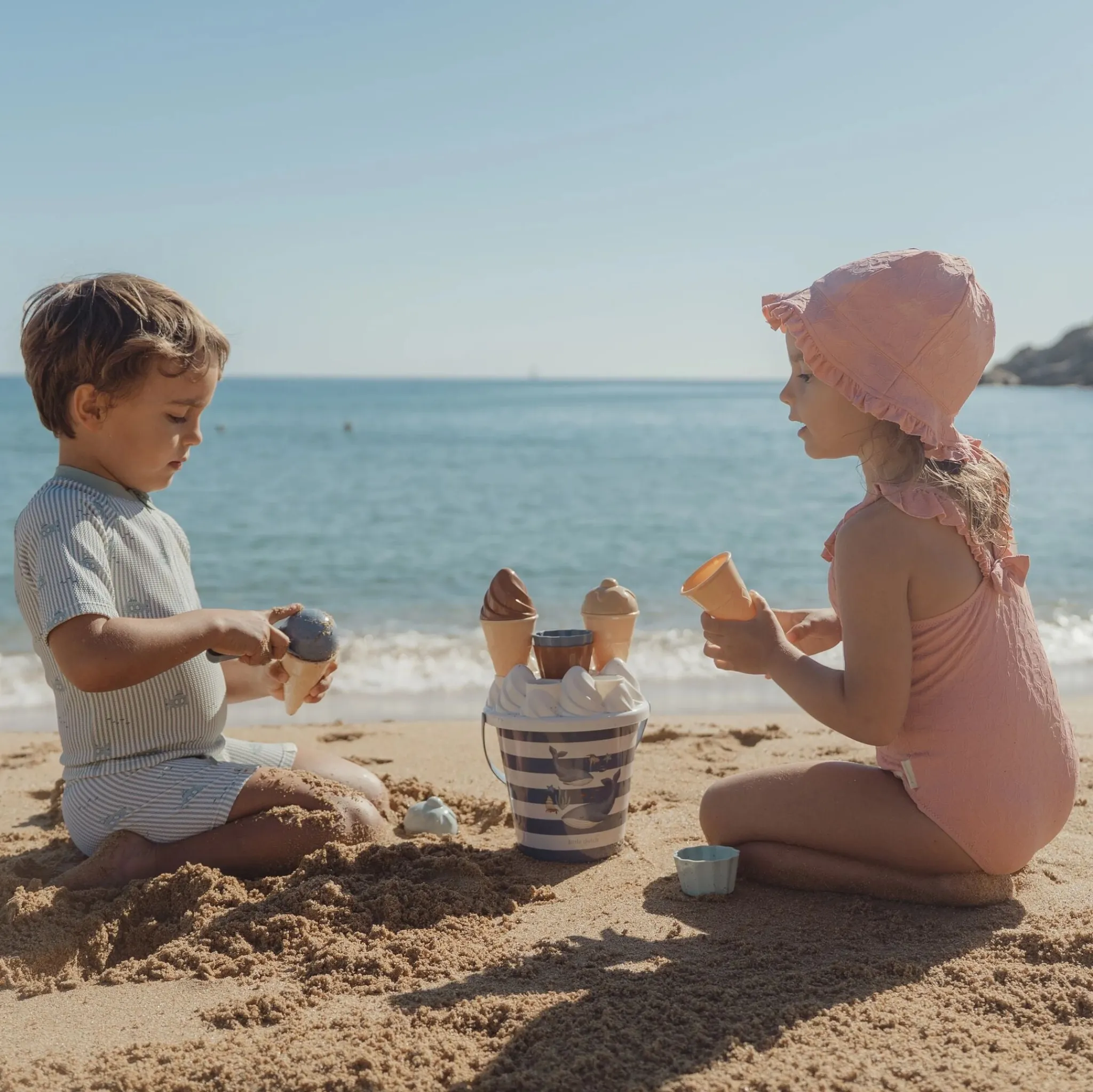 Little Dutch Sun Hat - Pink Clearance