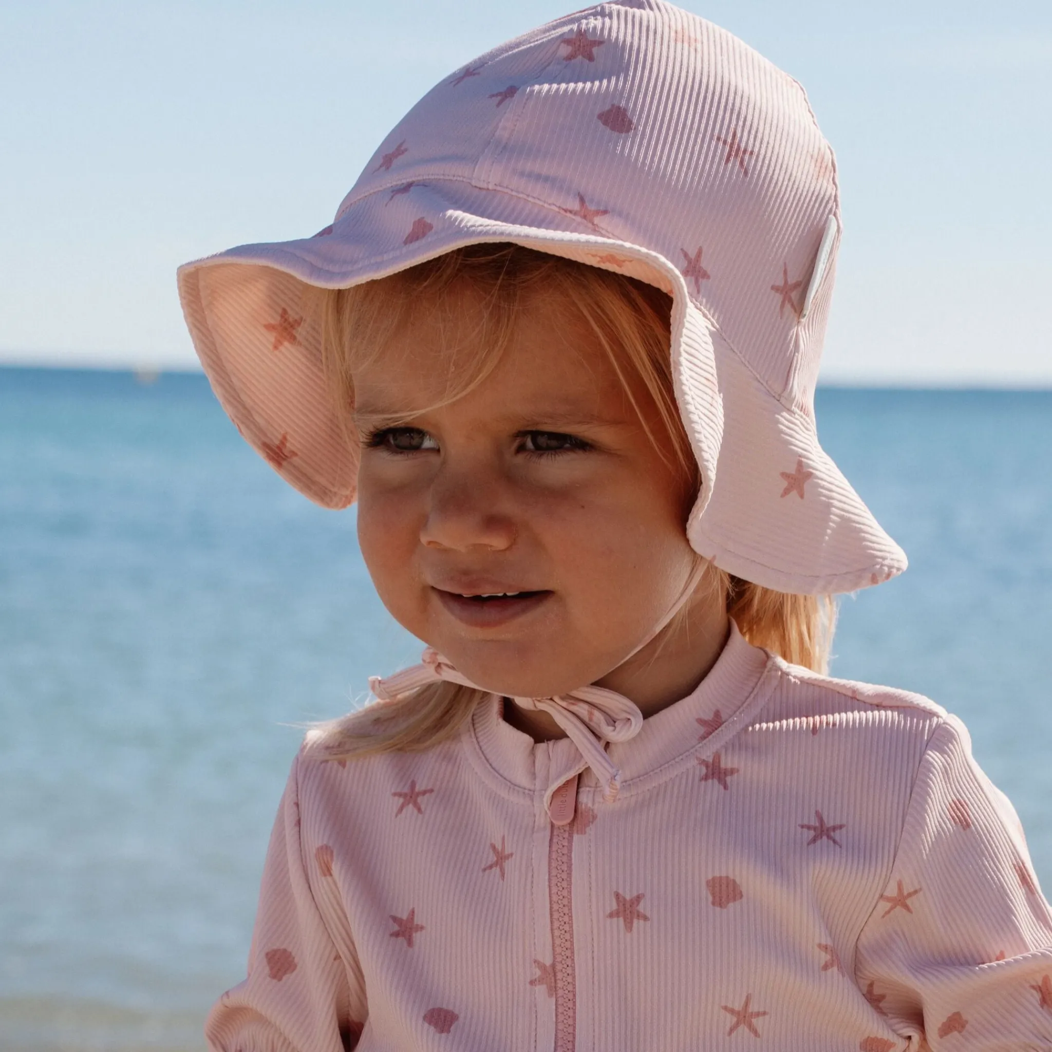Little Dutch Sun Hat - Pink - Shells Sale