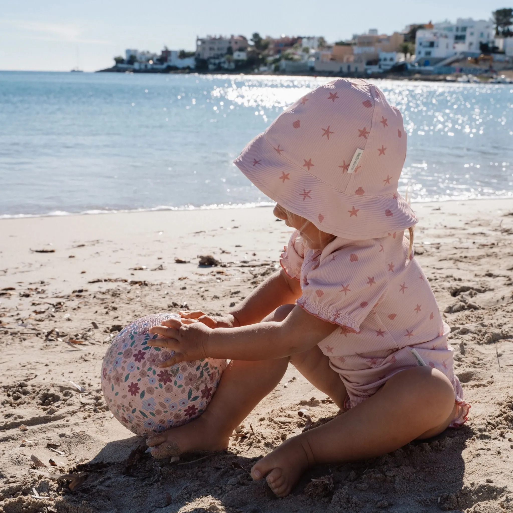 Little Dutch Sun Hat - Pink - Shells Sale