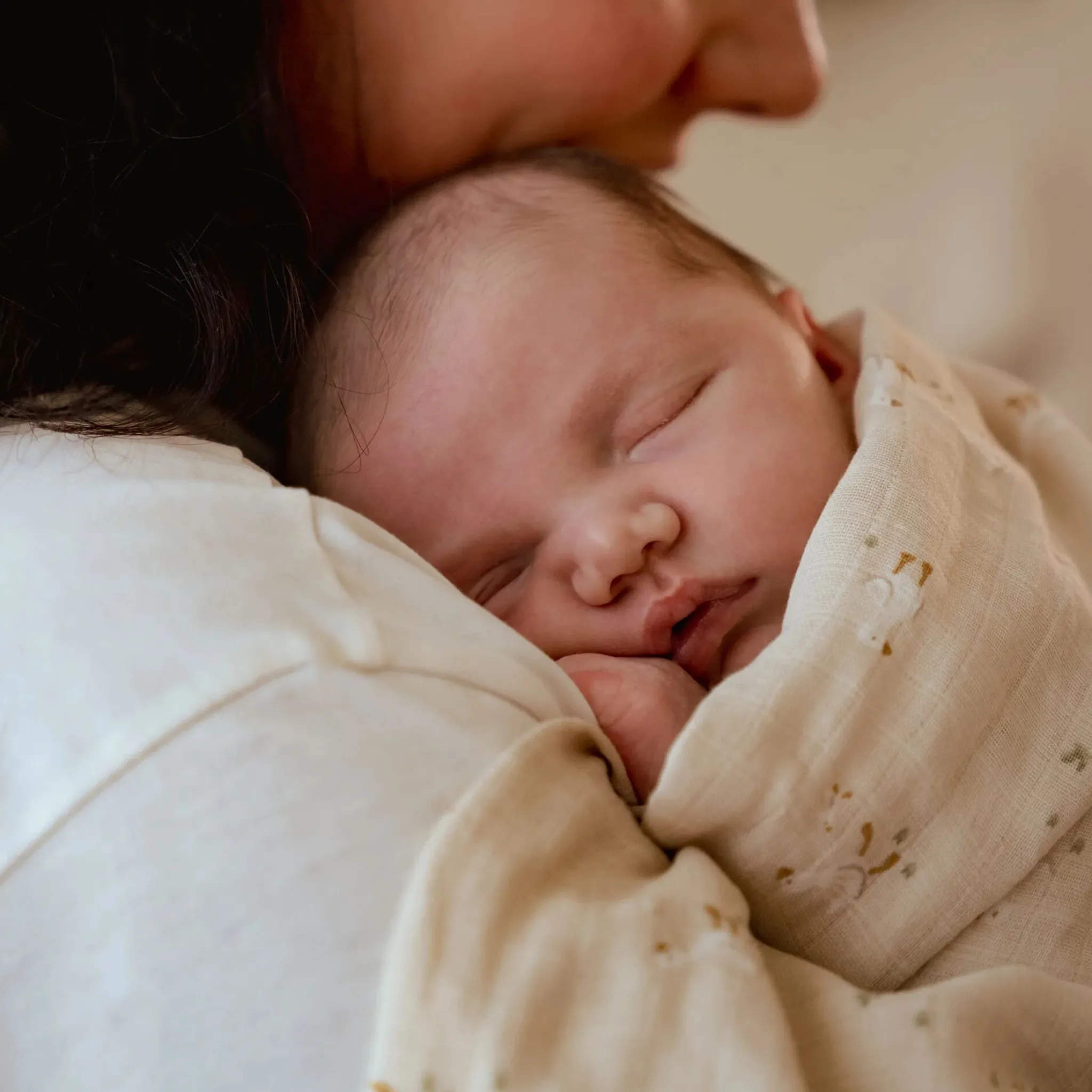Little Dutch Swaddle - Beige - 120 cm - Newborn Naturals - Little Goose Online
