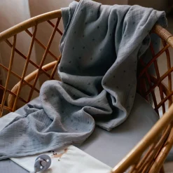 Little Dutch Swaddle - Blue - 120 cm - Essentials Online