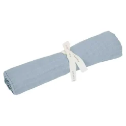 Little Dutch Swaddle - Blue - Size 120 cm - Essentials Discount
