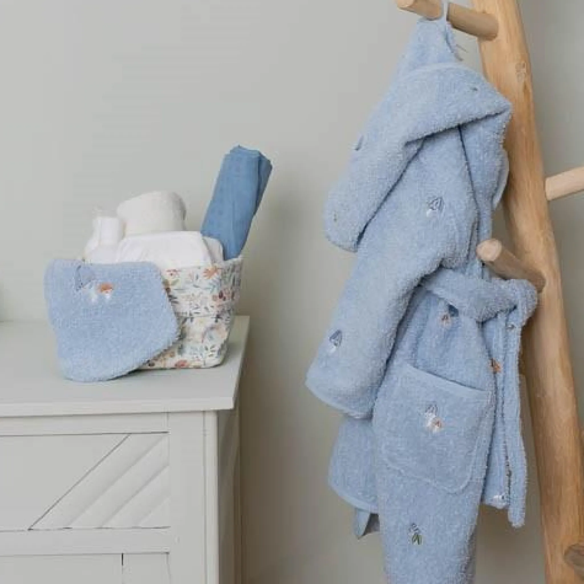 Little Dutch Swaddle - Blue - Size 120 cm - Essentials Discount