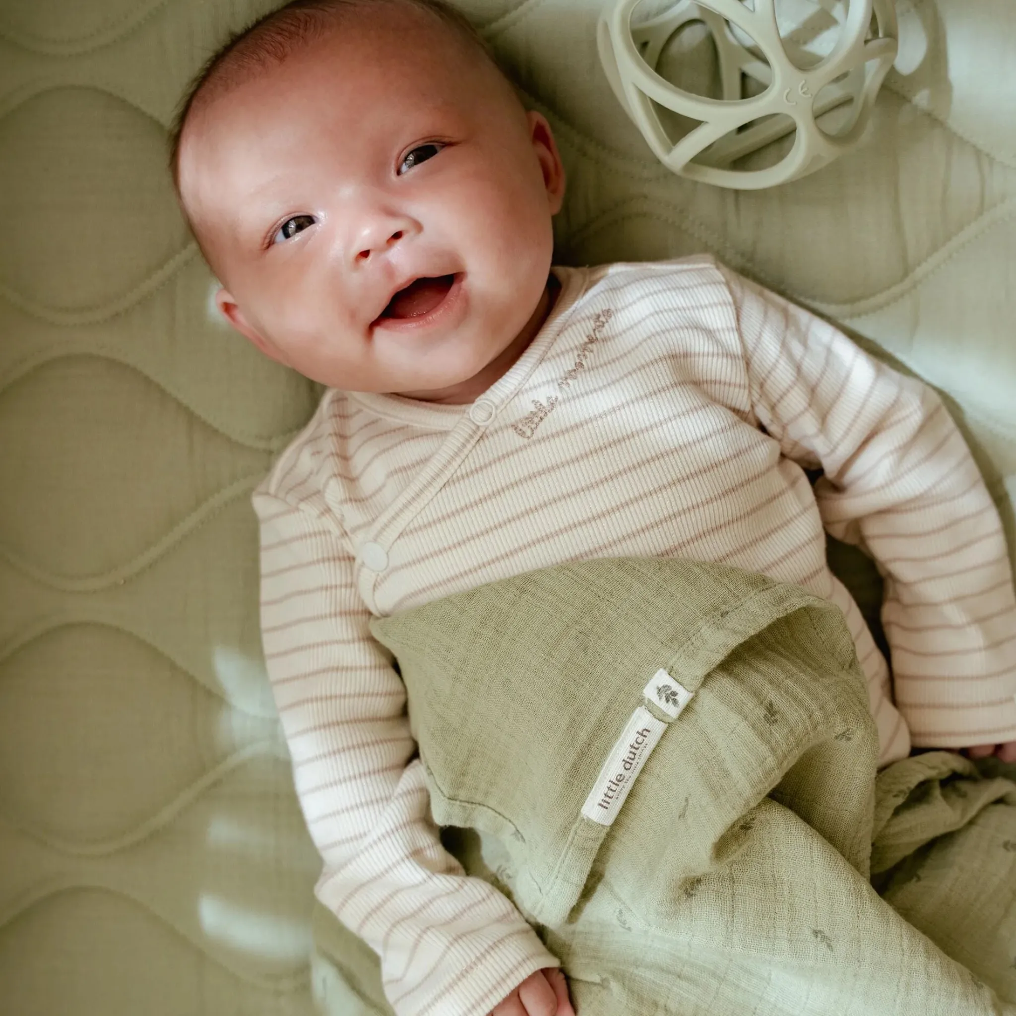 Little Dutch Swaddle - Green - 120 cm - Essentials Online