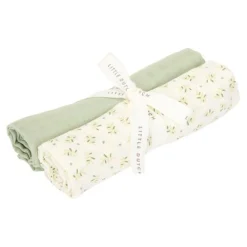 Little Dutch Swaddle - Green - Essentials - Blueberry Leaves Sale