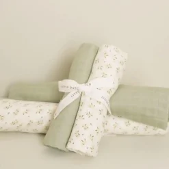 Little Dutch Swaddle - Green - Size 120 cm - Essentials New