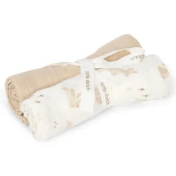 Little Dutch Swaddle - White - Newborn Naturals - Baby Bunny