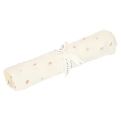 Little Dutch Swaddle - White - Size 120 cm - Forest Friends - Forest Treasures New
