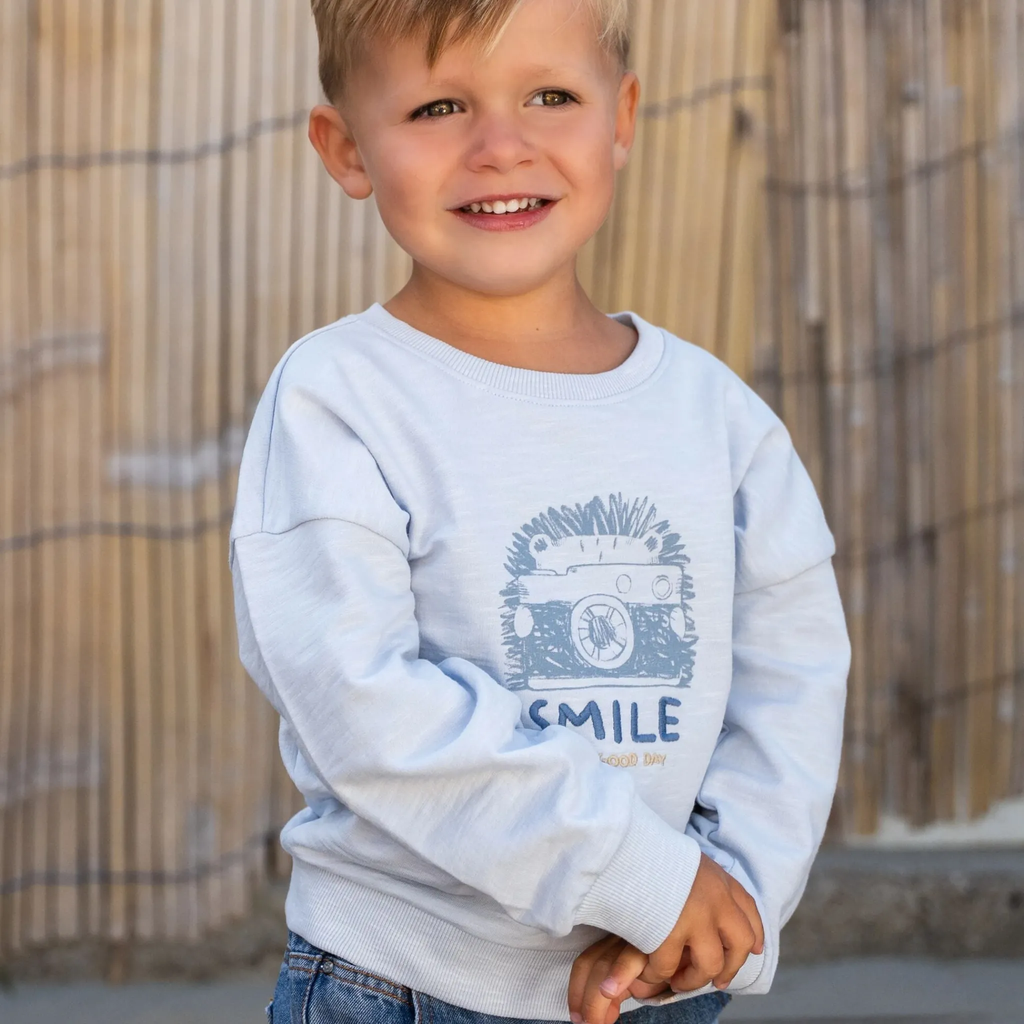 Little Dutch Sweater - Blue Clearance