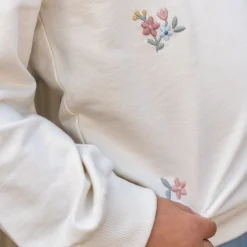 Little Dutch Sweater - White - Floral Print New