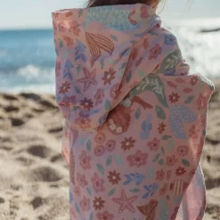 Little Dutch Swim Coll. 26 Beach poncho Dreamy mermaid Multicolour New