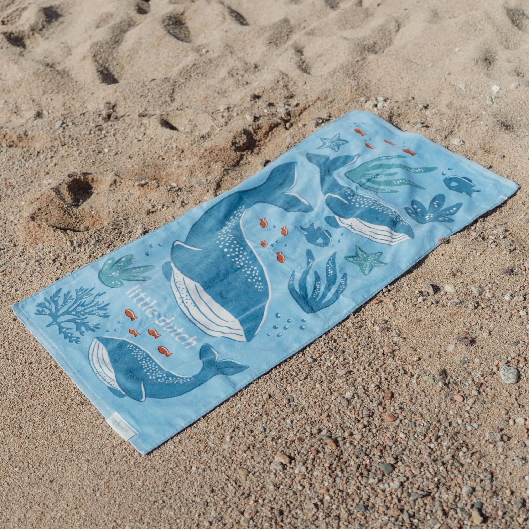 Little Dutch Swim Coll. 26 Beach towel Ocean world Blue - 60cm X 120cm Online