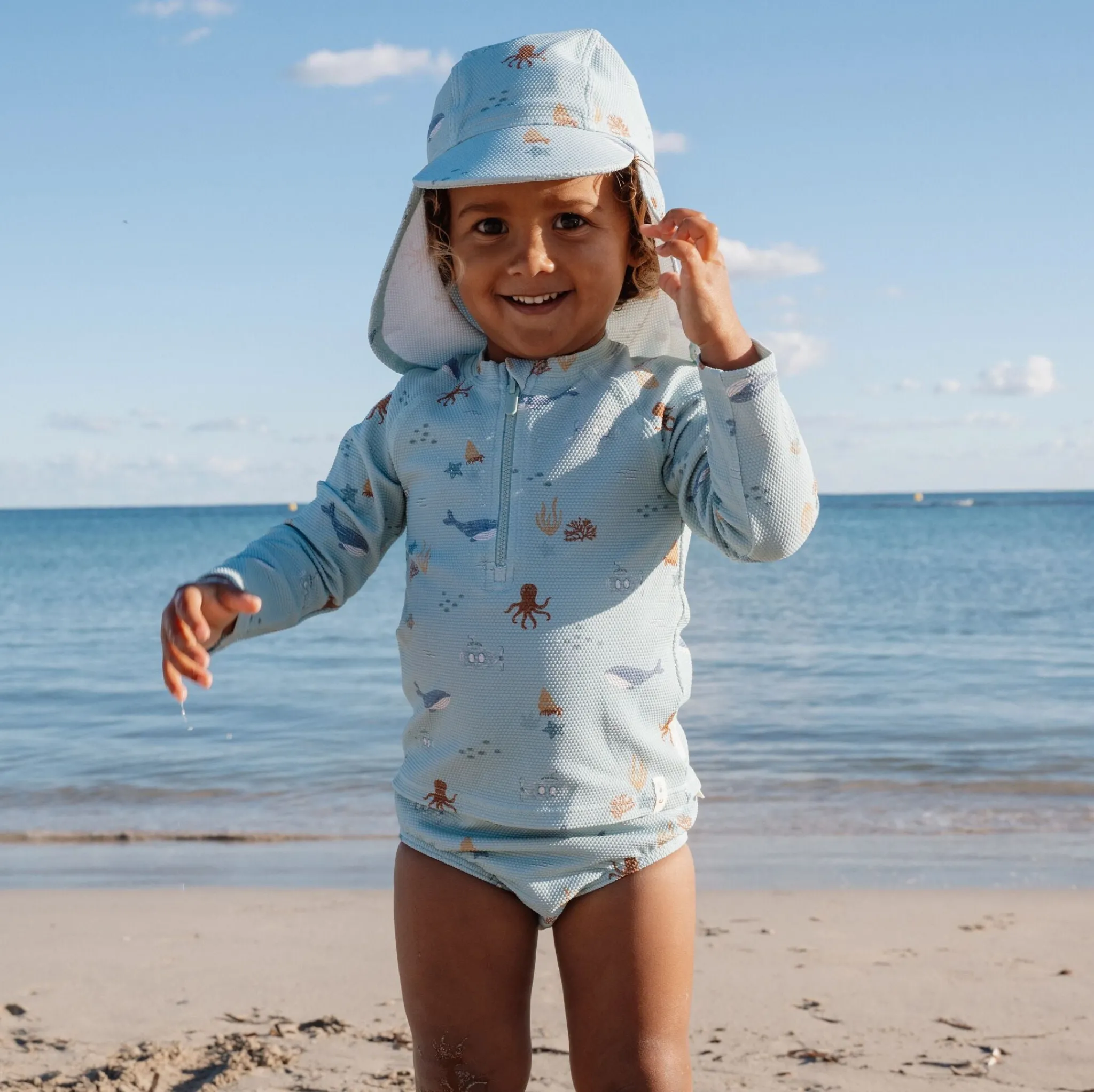Little Dutch Swim diaper - Green - Ocean Friends