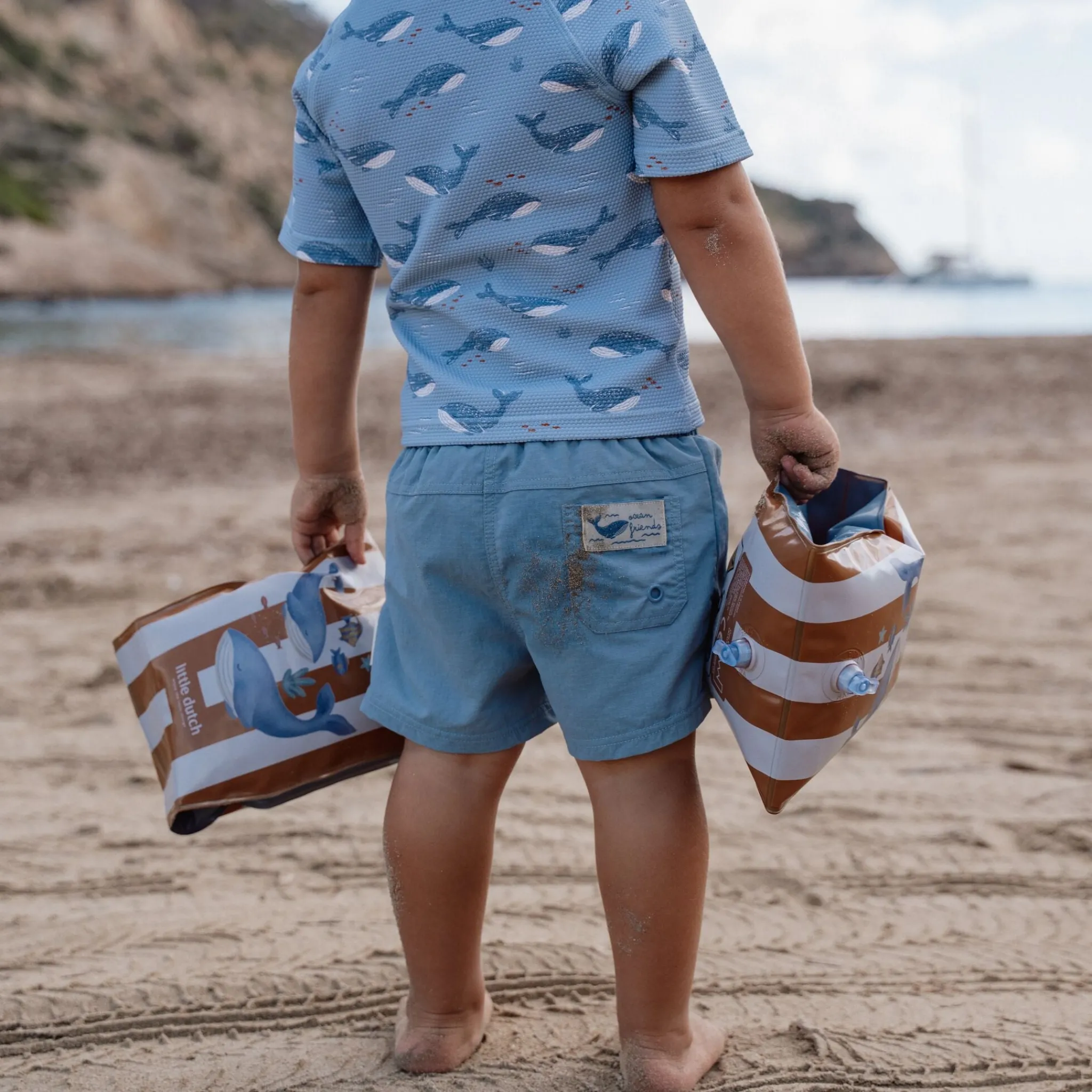 Little Dutch Swimming armbands - Brown - Ocean World Hot