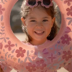 Little Dutch Swim Ring Pink Flowers 50 cm Online
