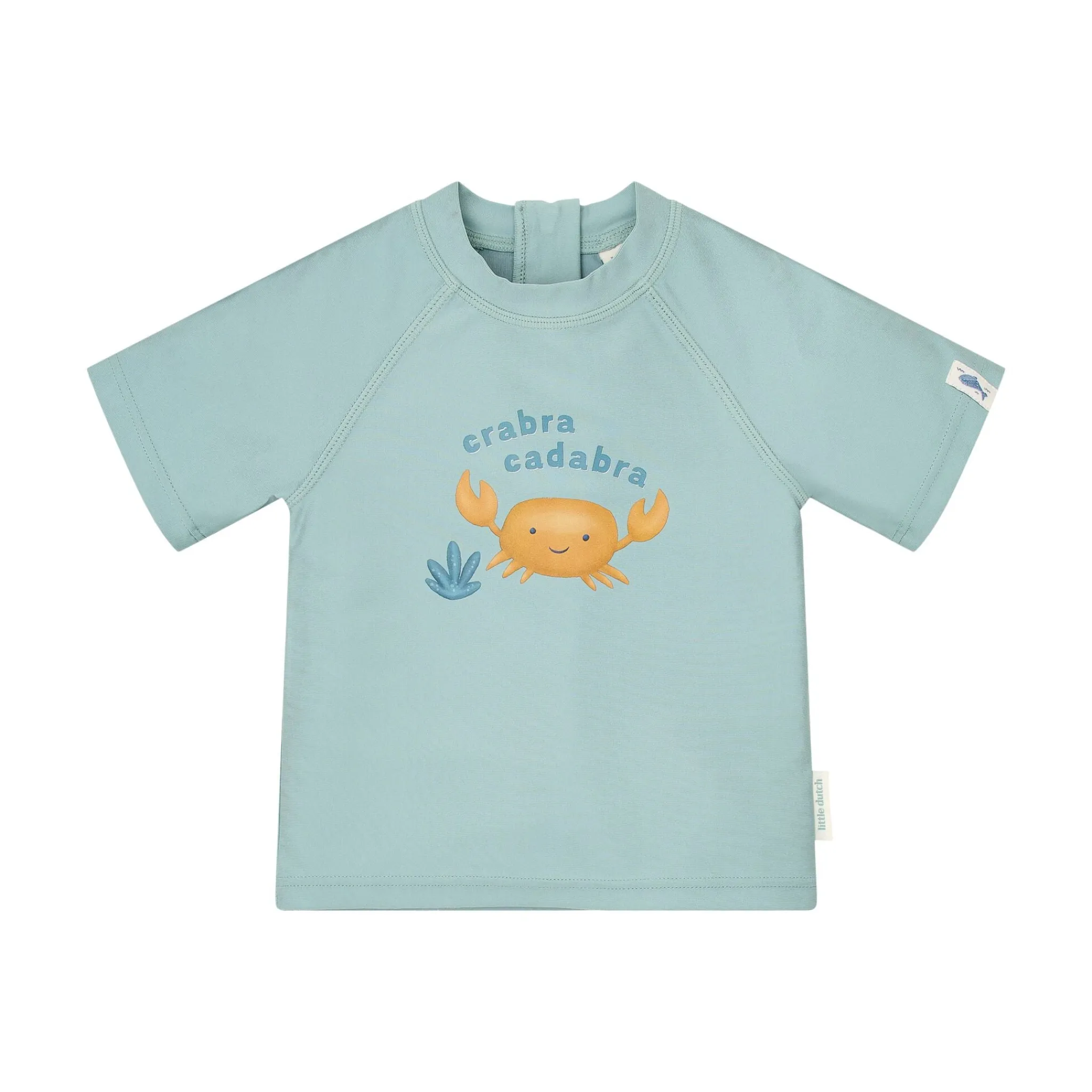 Little Dutch Swim shirt short sleeve - Green Sale
