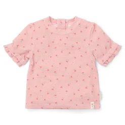 Little Dutch Swim shirt short sleeve - Light pink - Sunny Flowers Sale