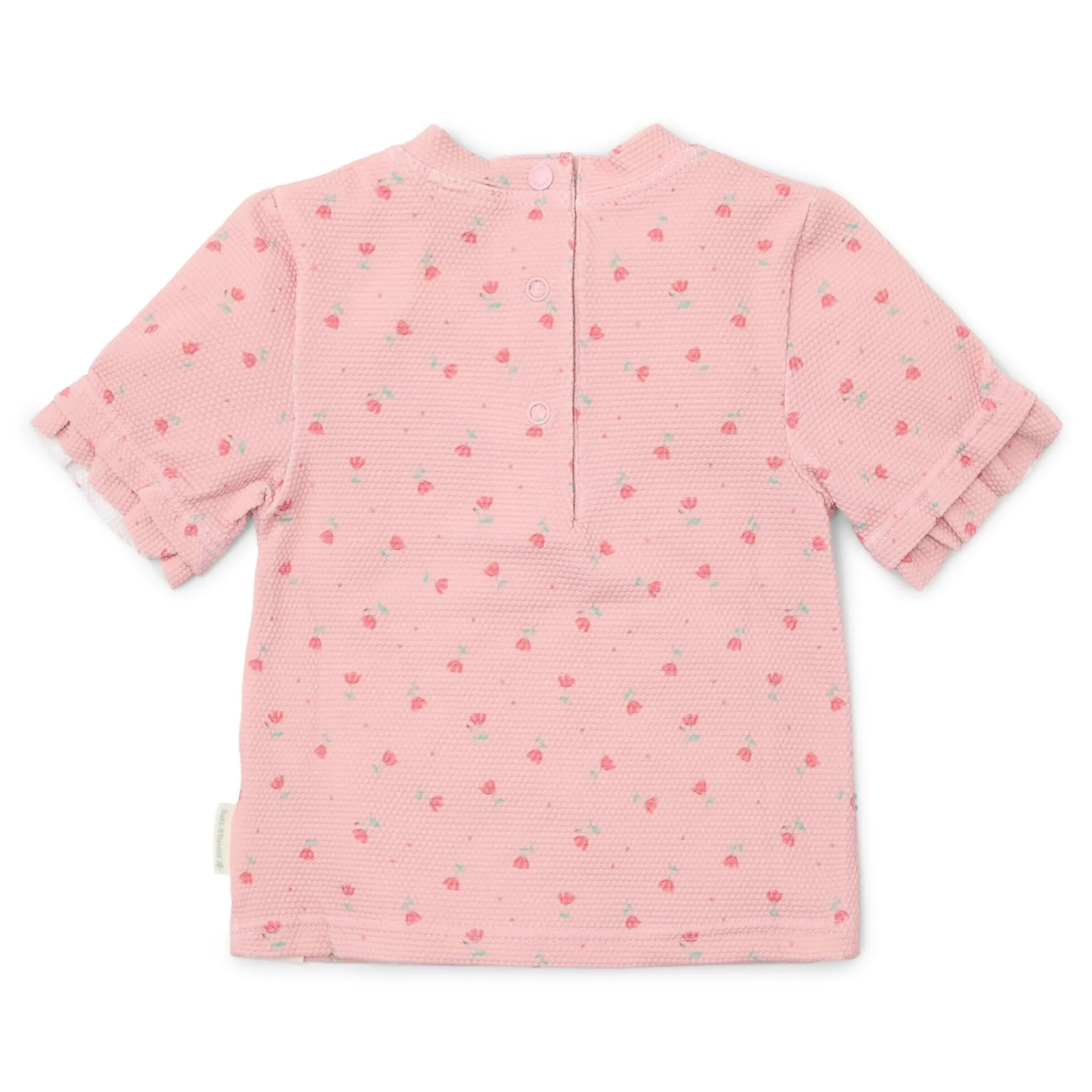 Little Dutch Swim shirt short sleeve - Light pink - Sunny Flowers Sale