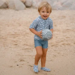 Little Dutch Swim shirt short sleeve - Light blue - Sea Life Online