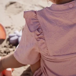 Little Dutch Swim shirt short sleeve - Pink Clearance