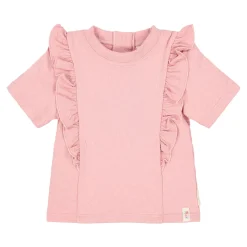 Little Dutch Swim shirt short sleeve - Pink Clearance