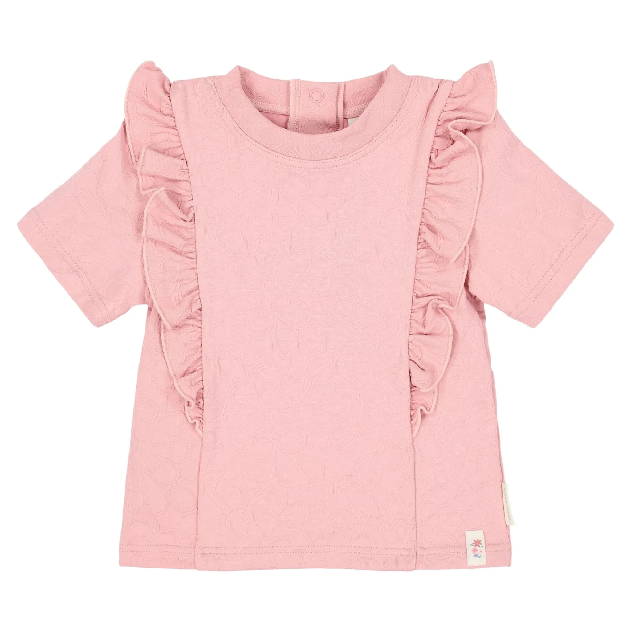 Little Dutch Swim shirt short sleeve - Pink Clearance