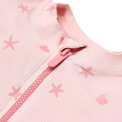 Little Dutch Swim shirt short sleeve - Pink - Shells Online