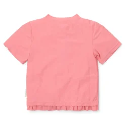 Little Dutch Swim shirt short sleeve - Pink - Sunny Flowers Best