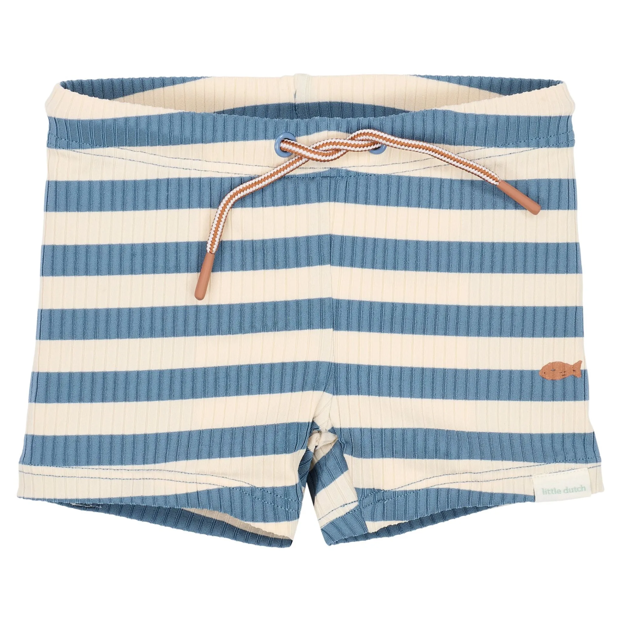 Little Dutch Swim Shorts - Blue - Ocean Blue Stripes Outlet