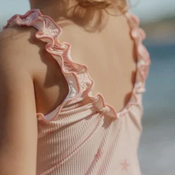Little Dutch Swimsuit - Pink - Shells Hot