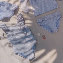 Little Dutch Swimsuit - Purple - Stripes New