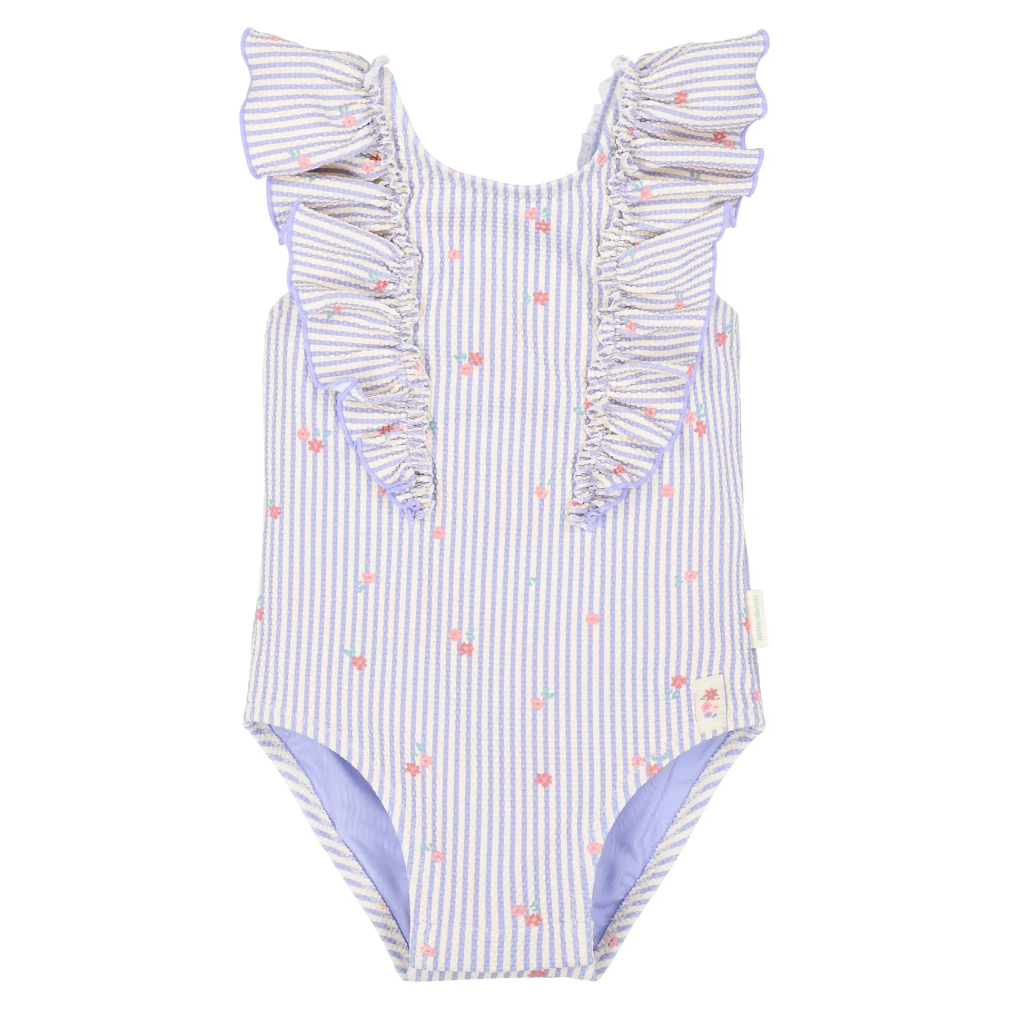 Little Dutch Swimsuit - Purple - Stripes New